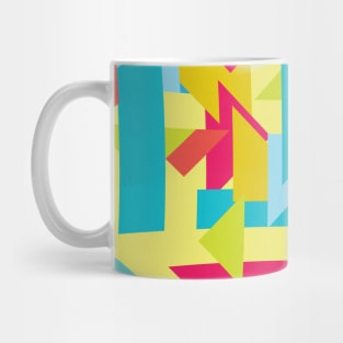 Geometric Shapes Vintage Mug